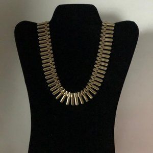 Gold Link  Stick Aztec Statement Necklace